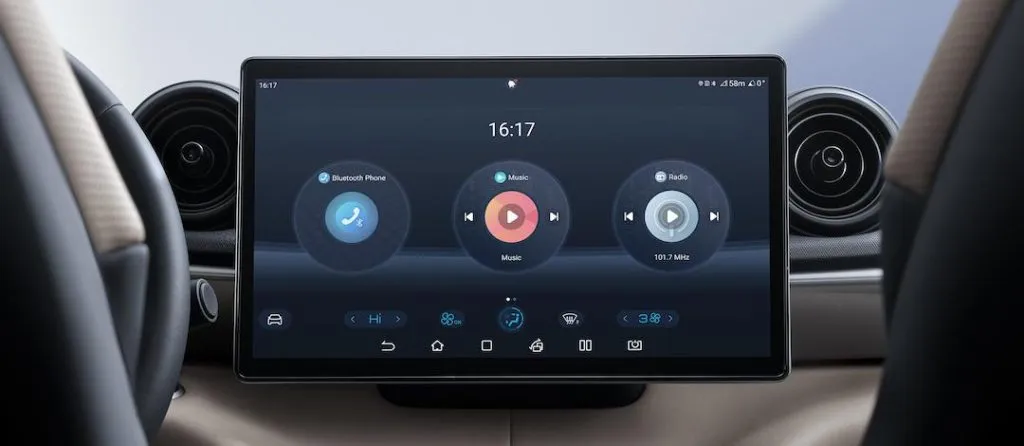 BYD DOLPHIN – Tela touchscreen rotativa
