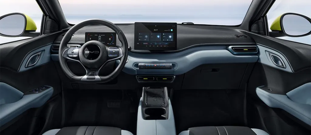 BYD DOLPHIN MINI – Tela Giratória de 10.1’’
