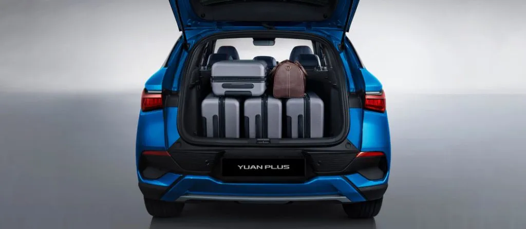 BYD YUAN PLUS – Porta Malas com muito espaço