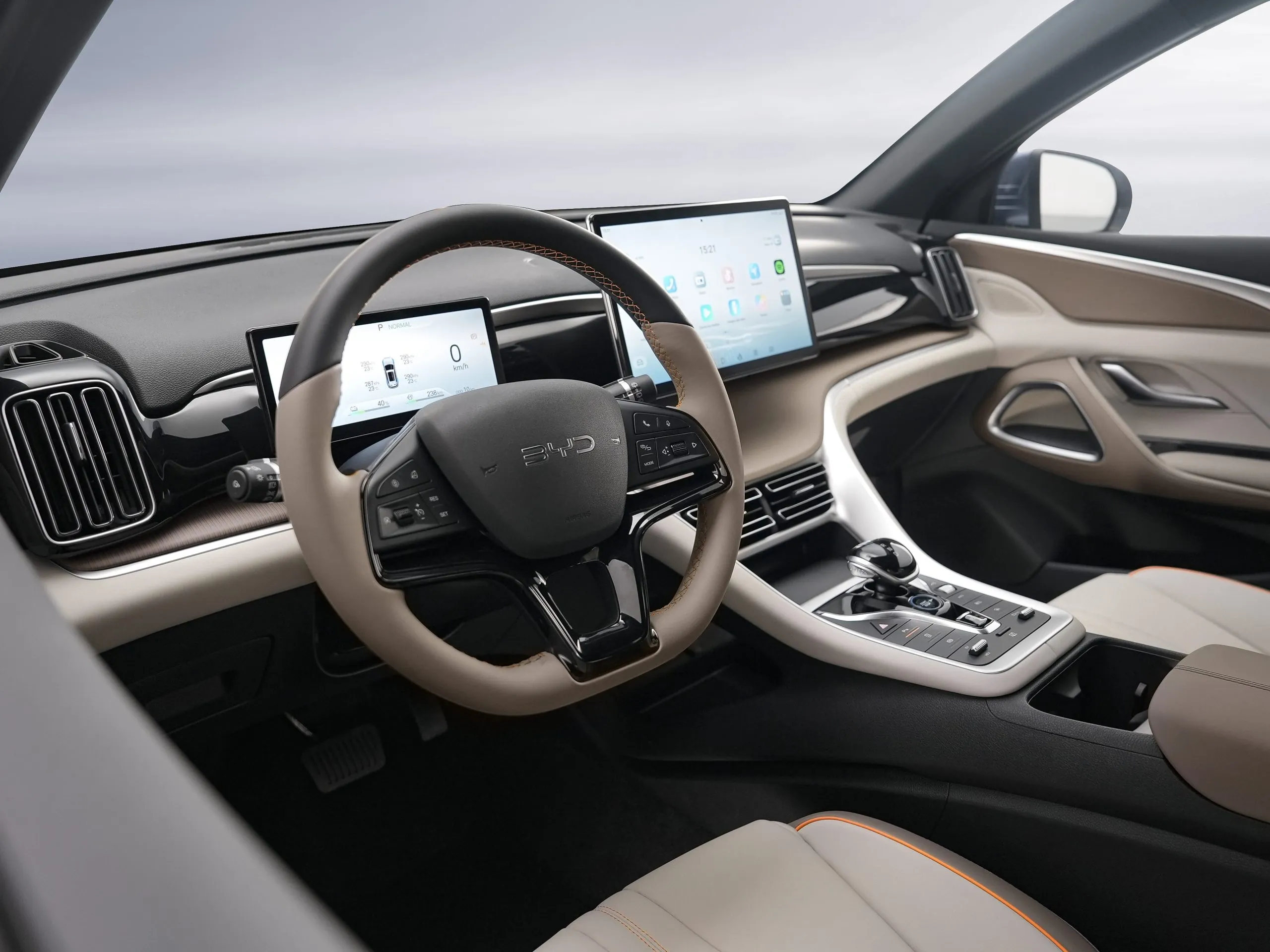 BYD SONG PRO DM-i – Interior elegante e harmonioso