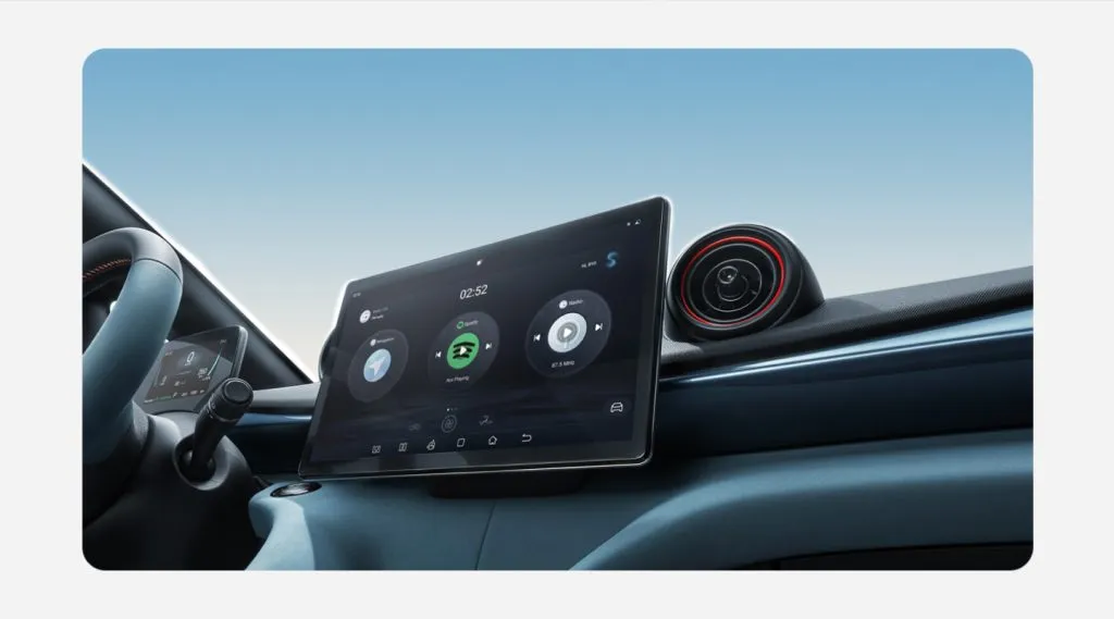 BYD DOLPHIN PLUS – Tela rotativa de 12,8 polegadas