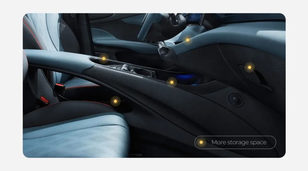 BYD DOLPHIN PLUS – Mais espaço de armazenamento