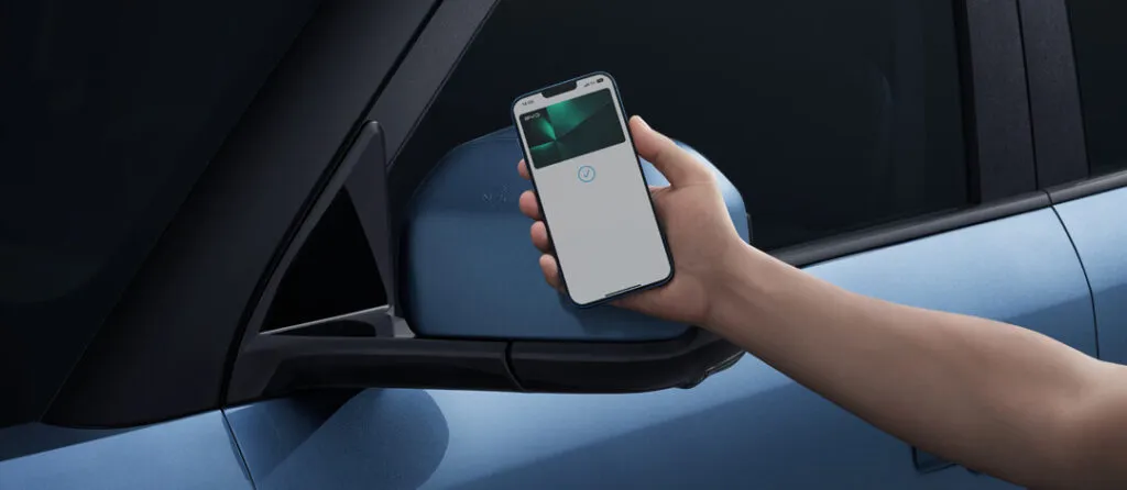 BYD SHARK – Chave NFC no celular