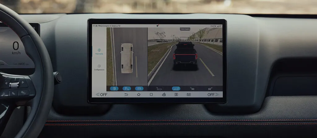 BYD SHARK – Imagem panorâmica transparente ultra-ampla de 540°