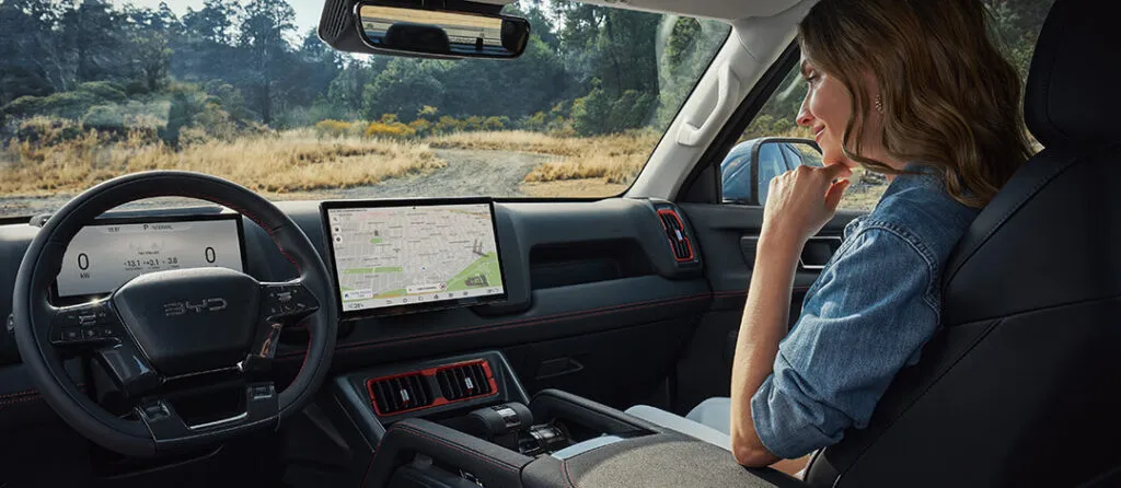 BYD SHARK – Sistema de cabine inteligente BYD